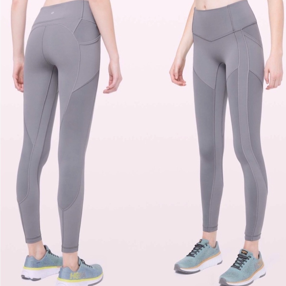 Lululemon All the Right Places Pant Leggings Size 10 25” in Rhino Gray